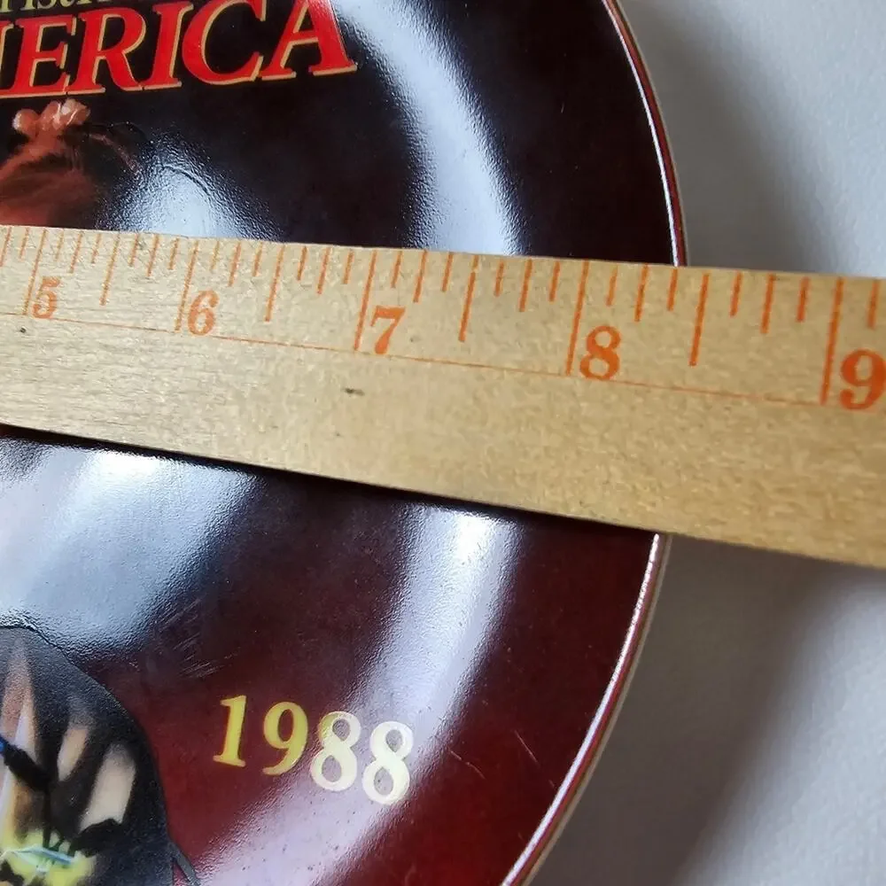 Vintage 1988 Christmas in America Collection Limited Edition K Mart Decor Plate
